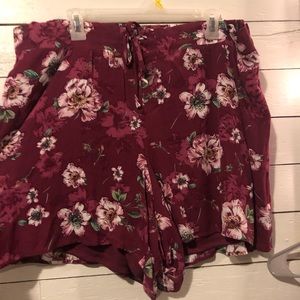 Floral Flowy Shorts